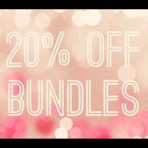20% off BUNDLES OF 2 or More.